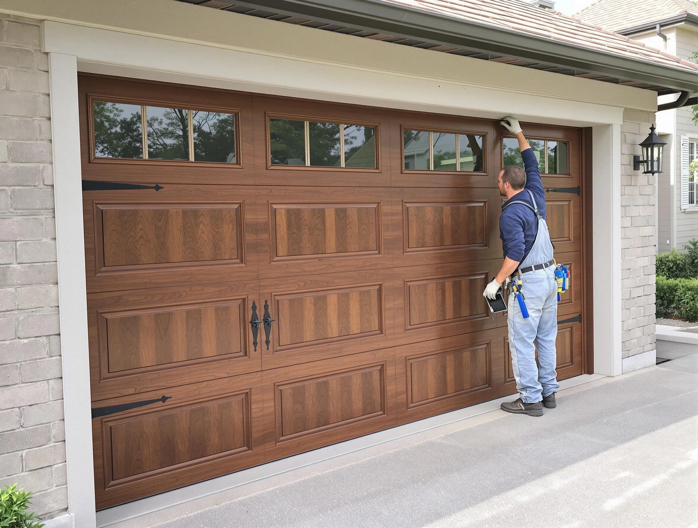 Custom garage door showcase by Goodlettsville Garage Door Repair in Goodlettsville